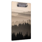 Hazy Woodland Hills Landscape Foto Klemmbrett (Rechts)