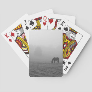 Hazzy Grazing Grayscale Spielkarten