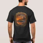 HB Sonnenuntergang T-Shirt (Männer)  (Rückseite)