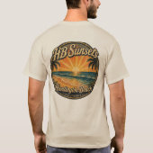 Hb Sunsets T-Shirt  (Rückseite)
