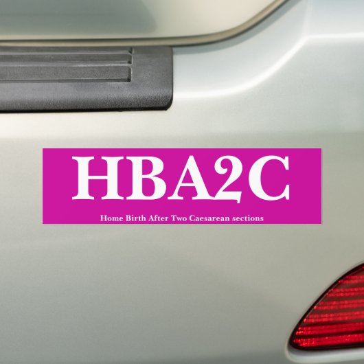 HBA2C AUTOAUFKLEBER (Auf Auto)