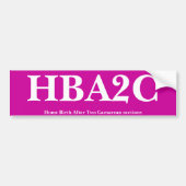 HBA2C AUTOAUFKLEBER (Vorne)