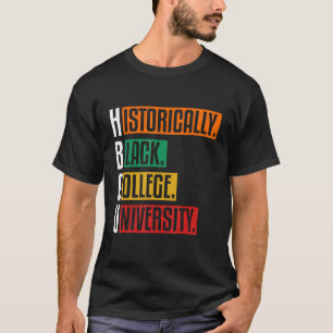 HBCU Apparel Historische schwarze Uni HBCU T-Shirt