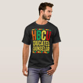 Hbcu-Berater Historischer Schwarzer T-Shirt (Vorne ganz)
