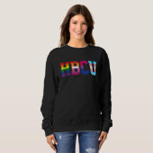 HBCU Black College LGBTQ Rainbow Lesbian Bisexual Sweatshirt (Vorne ganz)