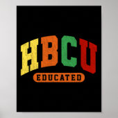Hbcu Black History Educational Student Juneteenth  Poster (Vorne)