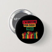 HBCU Black History Month ich unterstütze jedes HBC Button (Vorne & Hinten)
