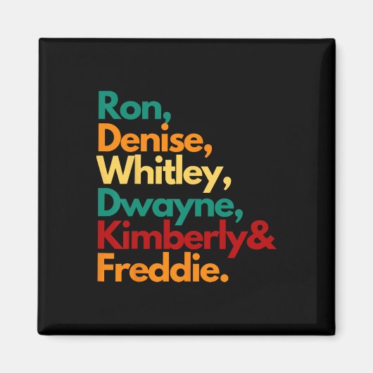 Hbcu Black Uni Graduates Whitley Retro für Wom Magnet (Vorne)