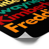 Hbcu Black Uni Graduates Whitley Retro für Wom Poster (Ecke)