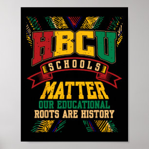 Hbcu Black Uni School Probleme Afrika Amerika Poster