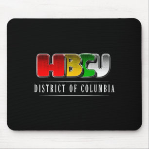 Hbcu District Of Columbia Pride Afroamerikanisch H Mousepad