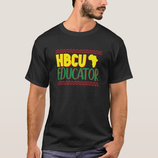 HBCU Educator HBCU Teacher Black History Month T-Shirt (Vorderseite)