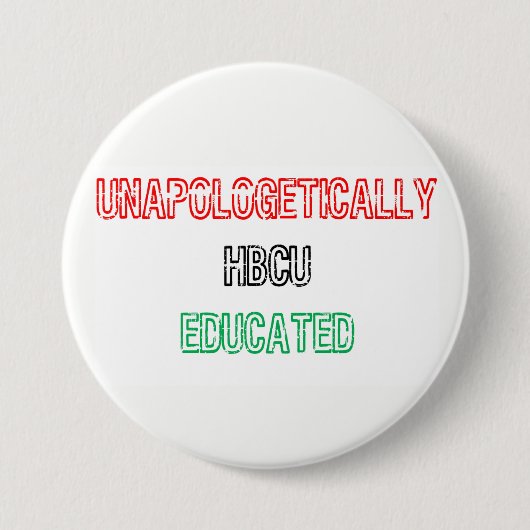 HBCU erzogen Button (Vorderseite)