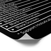 Hbcu Facts Melanin Uni erzieht Schwarzgeschichte Poster (Ecke)