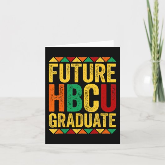 Hbcu Grad Black History Month 2024 Apparel Karte (Vorderseite)