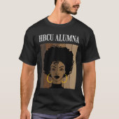 HBCU Graduate Alumna Historical Black Colleges Uni T-Shirt (Vorderseite)