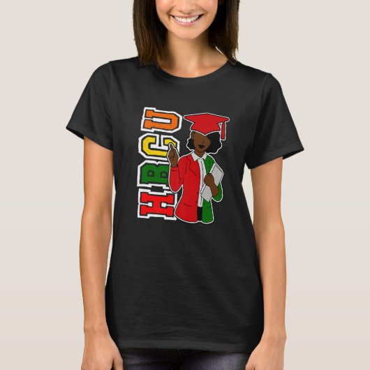 HBCU Graduation Apparel Historical Black college G T-Shirt (Vorderseite)