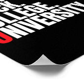 Hbcu Historisch Schwarze Uni und Universitätsleute Poster (Ecke)