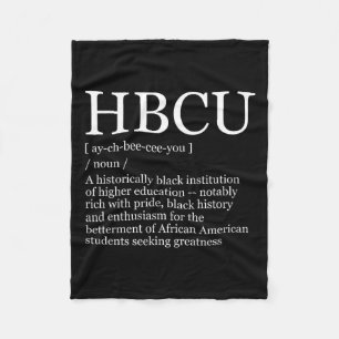 HBCU Hochschulen und Universitäten Schwarze Geschi Fleecedecke