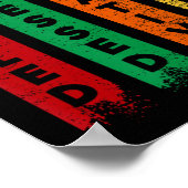 Hbcu Humbled Selige, einzigartige Schwarze Uni Poster (Ecke)