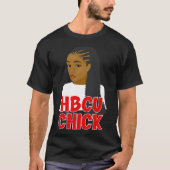 HBCU Kick Red and White Braids Grad or Student T-Shirt (Vorderseite)