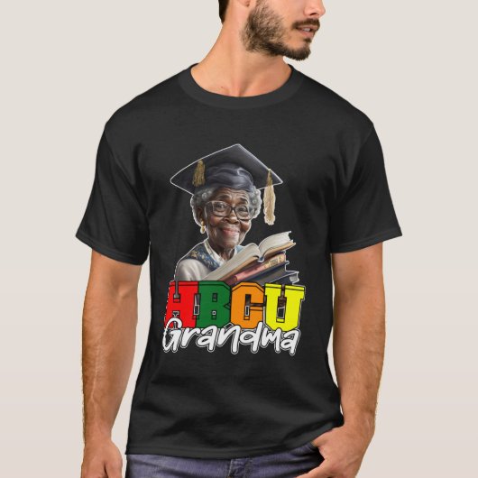 HBCU Oma Historisches Schwarzes Uni Bekleidung für T-Shirt (Vorderseite)