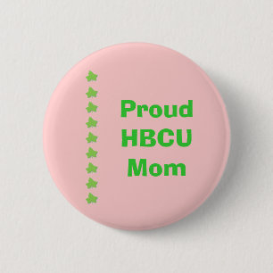 HBCU rosa und grüne MAMA Button