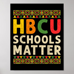 Hbcu-Schulen Alum für Historische Schwarze Uni Poster