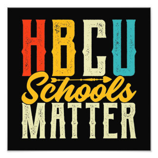 HBCU Schulen Matter Fotodruck