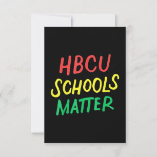 HBCU Schulen Matter Karte
