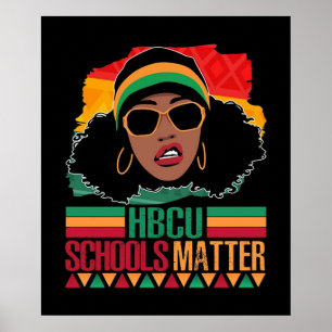 HBCU-Schulen sind wichtig Vintage Poster