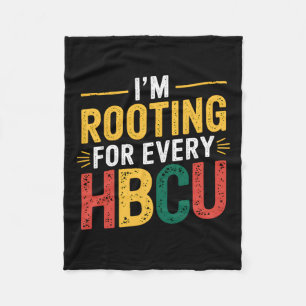 Hbcu Schwarze Geschichte Monat bin ich für jeden H Fleecedecke