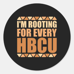 Hbcu Schwarze Geschichte Monat bin ich für jeden H Runder Aufkleber