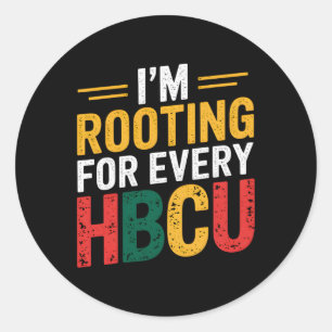 Hbcu Schwarze Geschichte Monat bin ich für jeden H Runder Aufkleber