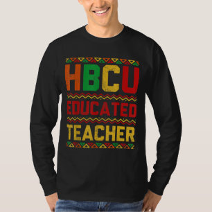 HBCU unterrichtete Afro History Historisches Black T-Shirt
