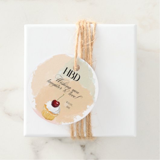 HBD-Geschenk-Tag für besondere jemanden Geschenkanhänger (Beispiel)