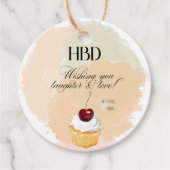 HBD-Geschenk-Tag für besondere jemanden Geschenkanhänger (Vorderseite)