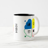 HBDI Blue Zweifarbige Tasse (VorderseiteRechts)