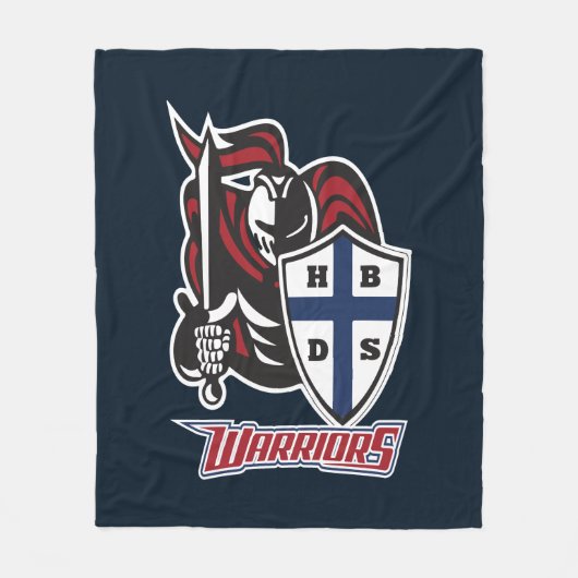 HBDS Warriors Fleece Stadiondecke (Vorderseite)