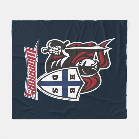 HBDS Warriors Fleece Stadiondecke (Vorderseite (Horizontal))