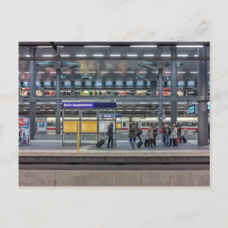 Hbf, Bahnhof, Berlin, Deutschland Postkarte