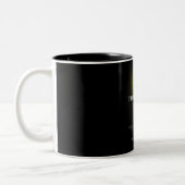 HBL - Schwarzer Kaffee-Tasse mit Bucheinband Zweifarbige Tasse (Links)
