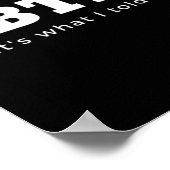 HBTFD, das ist es, was ich georgischen Fußballfans Poster (Ecke)