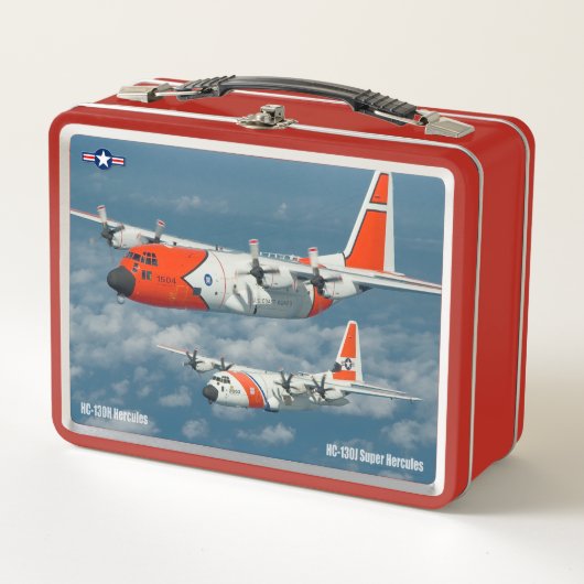 HC-130H HERCULES METALL BROTDOSE (Vorderseite)