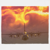 HC-130J SUPER HERCULES FLEECEDECKE (Vorderseite (Horizontal))