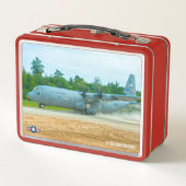 HC-130J SUPER HERCULES METAL LUNCH BOX (Rückseite)