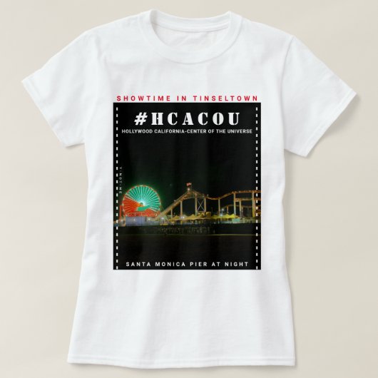 HCACOU #HCACOU SANTA MONICA T-Shirt (Design vorne)