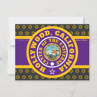 HCACOU HOLLYWOOD, CA (COU) 2 POSTKARTE