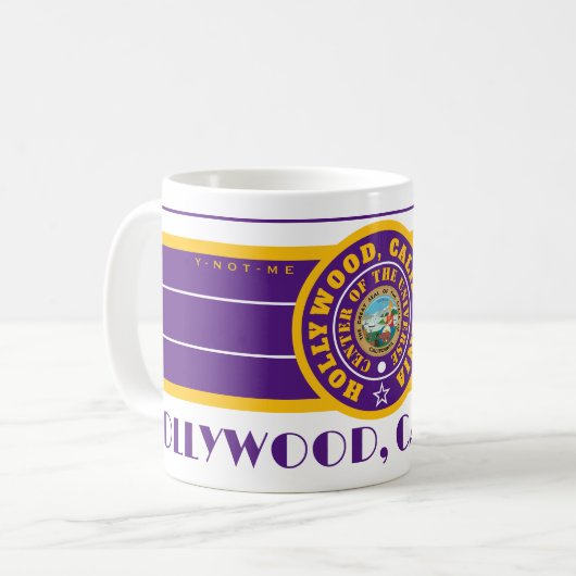 HCACOU HOLLYWOOD, CA (COU) KAFFEETASSE (Vorderseite Links)