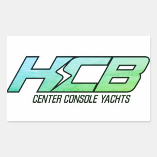HCB Consule Centers Yachten Rechteckiger Aufkleber